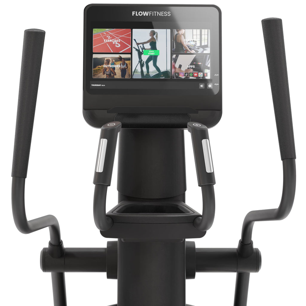 Flow Fitness Perform Pro X6i Vélo Elliptique - TFT Console - Convient à un usage professionnel - Tweedekans