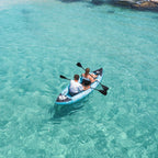 VirtuFit Kayak 335 - Turquoise - Met Kajak zitjes en draagtas