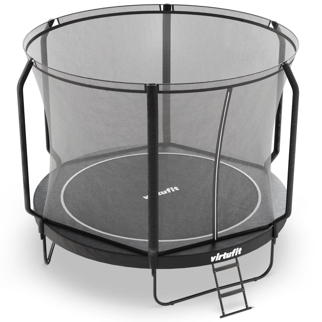 Trampoline VirtuFit Premium avec filet de sécurité - Noir - 305 cm - Tweedekans