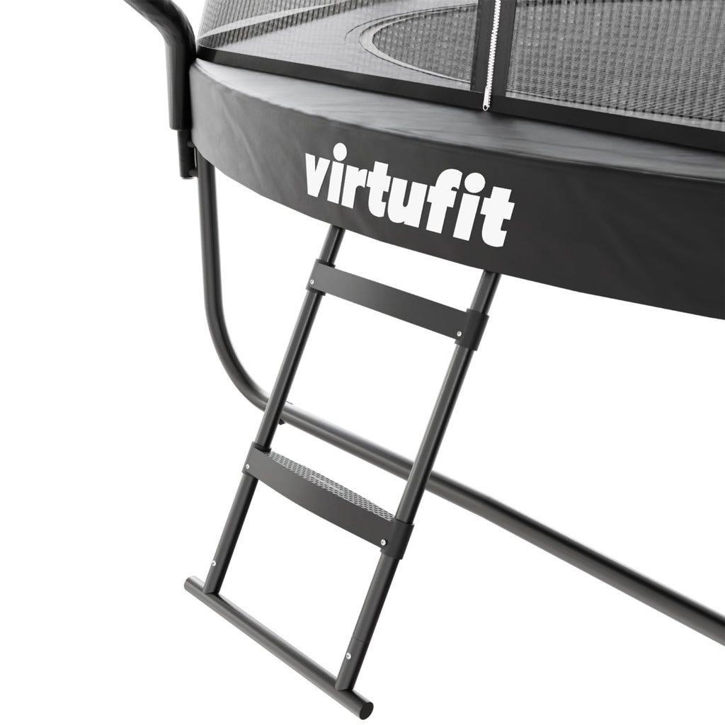 Trampoline VirtuFit Premium avec filet de sécurité - Noir - 305 cm - Tweedekans