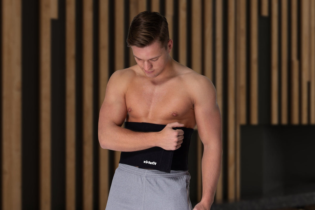 VirtuFit Slimming Waistband Neoprene 20 - Slimming Belt - Waist Trainer - Slimming Belt - 20 cm - Black - Tweedekans
