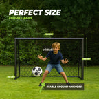 VirtuFit Voetbaldoel Premium - Heavy Duty Voetbal Goal - 180 x 120 x 60 - Tweedekans