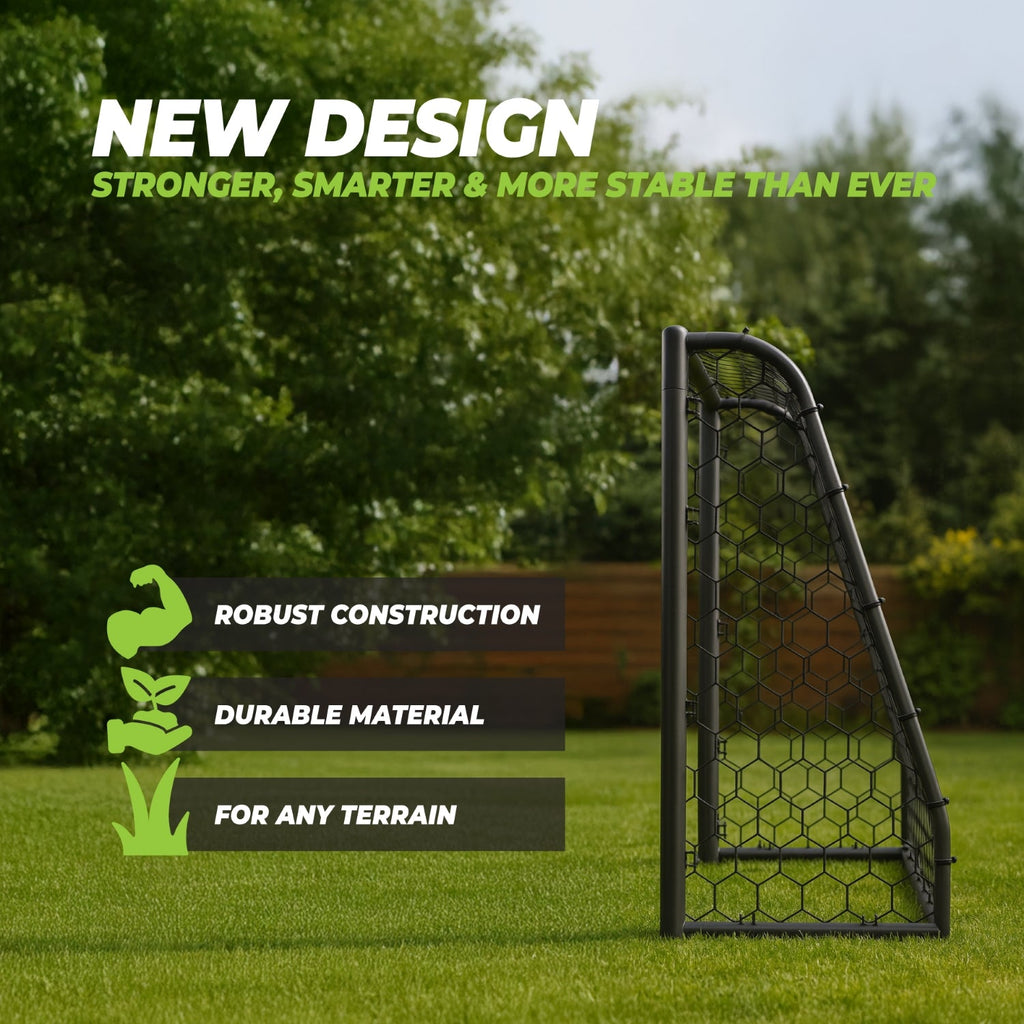 VirtuFit Voetbaldoel Premium - Heavy Duty Voetbal Goal - 180 x 120 x 60 - Tweedekans