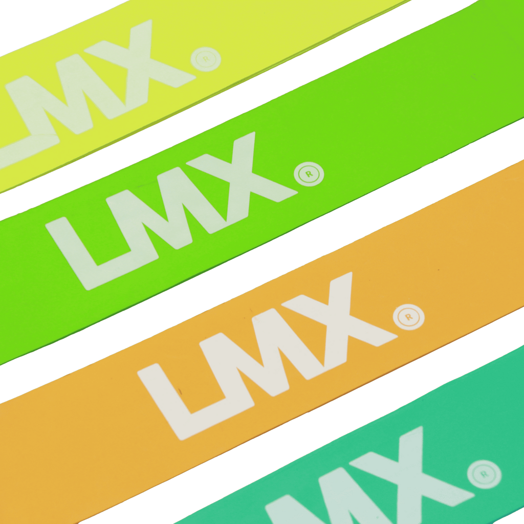 Lifemaxx LMX Mini Weerstandsband - Extra licht - Geel - 10 stuks