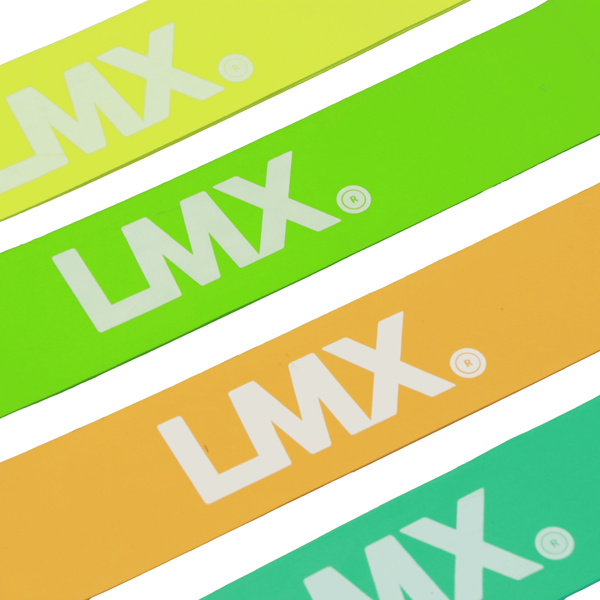 Lifemaxx LMX Mini Weerstandsband - Extra licht - Geel - 10 stuks