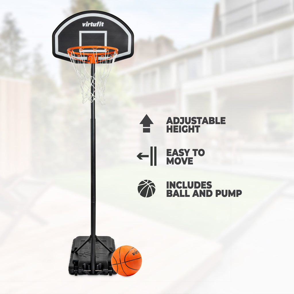 VirtuFit Verstelbare Basketbalpaal - 170 tot 215 cm - 2ekans - Afbeelding 5