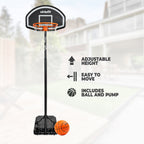 VirtuFit Verstelbare Basketbalpaal - 170 tot 215 cm - 2ekans - Afbeelding 5