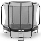Trampoline VirtuFit Premium avec filet de sécurité - Noir - 305 cm - Tweedekans