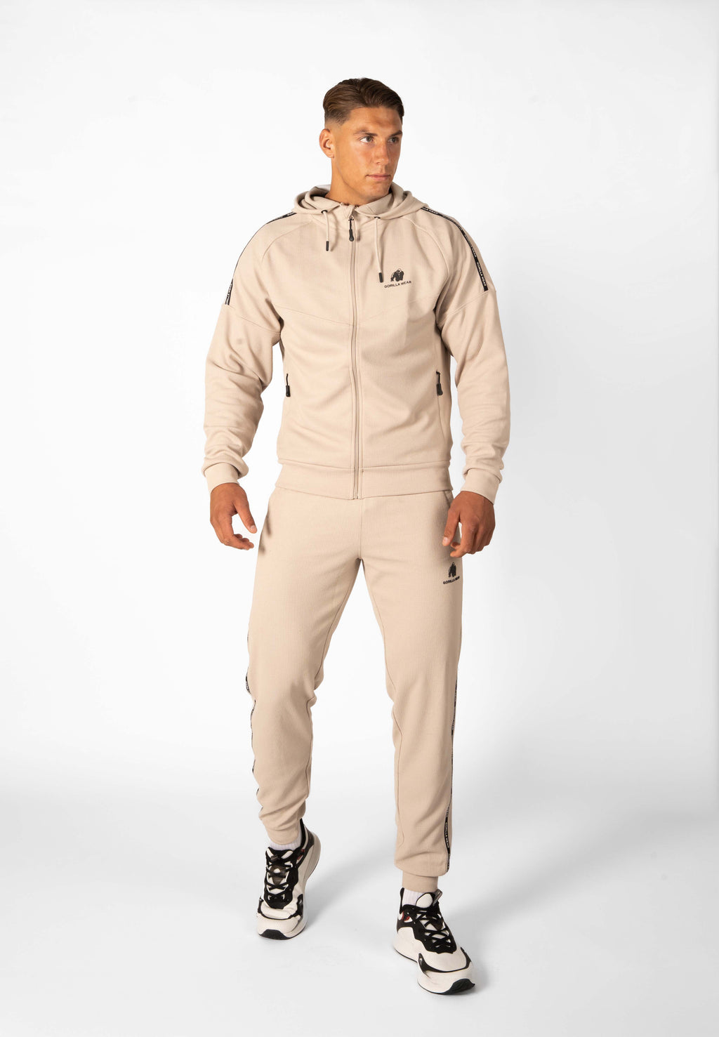 Gorilla Wear Harvey Veste de Training - Beige