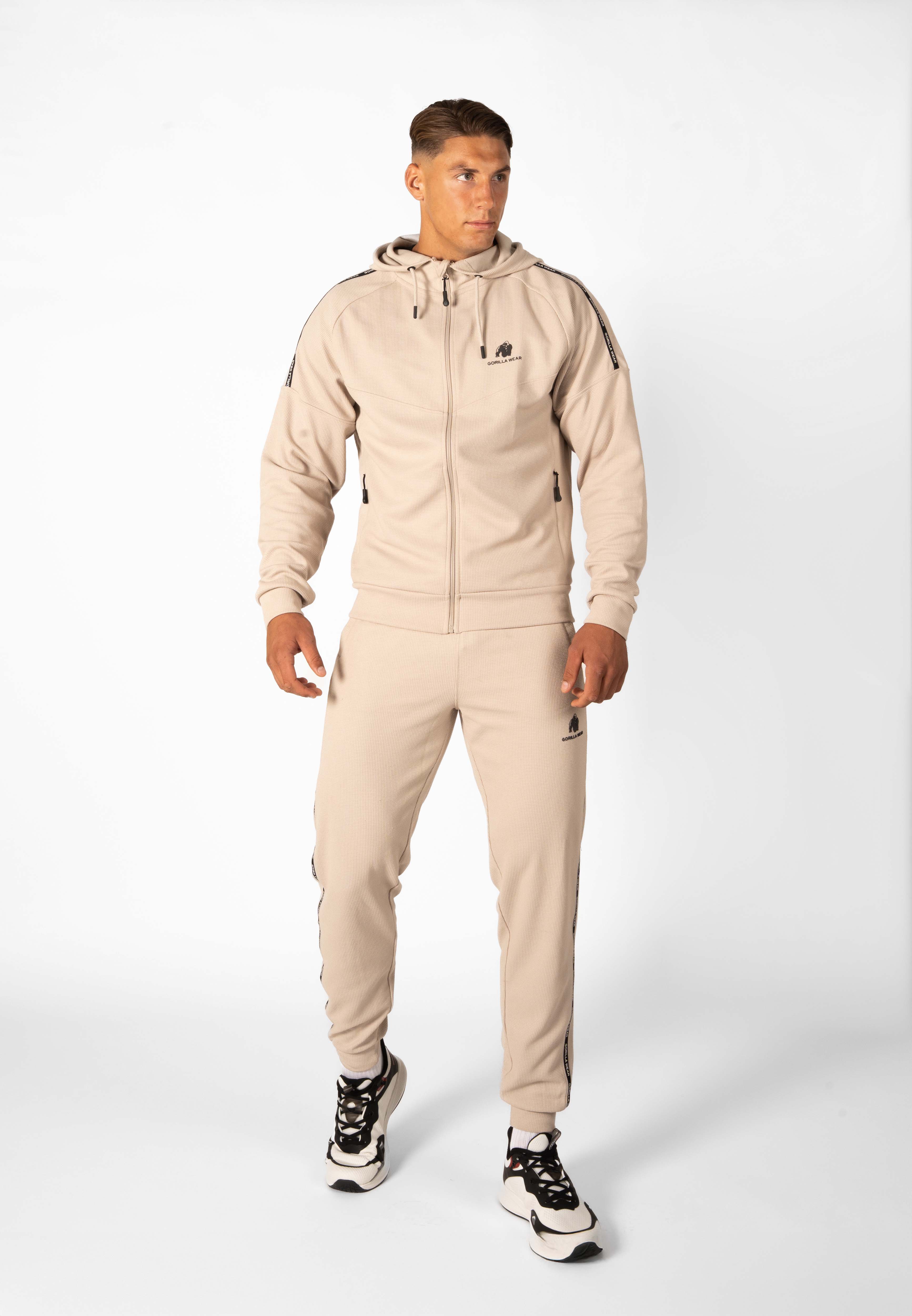 Gorilla Wear Harvey Veste de Training - Beige