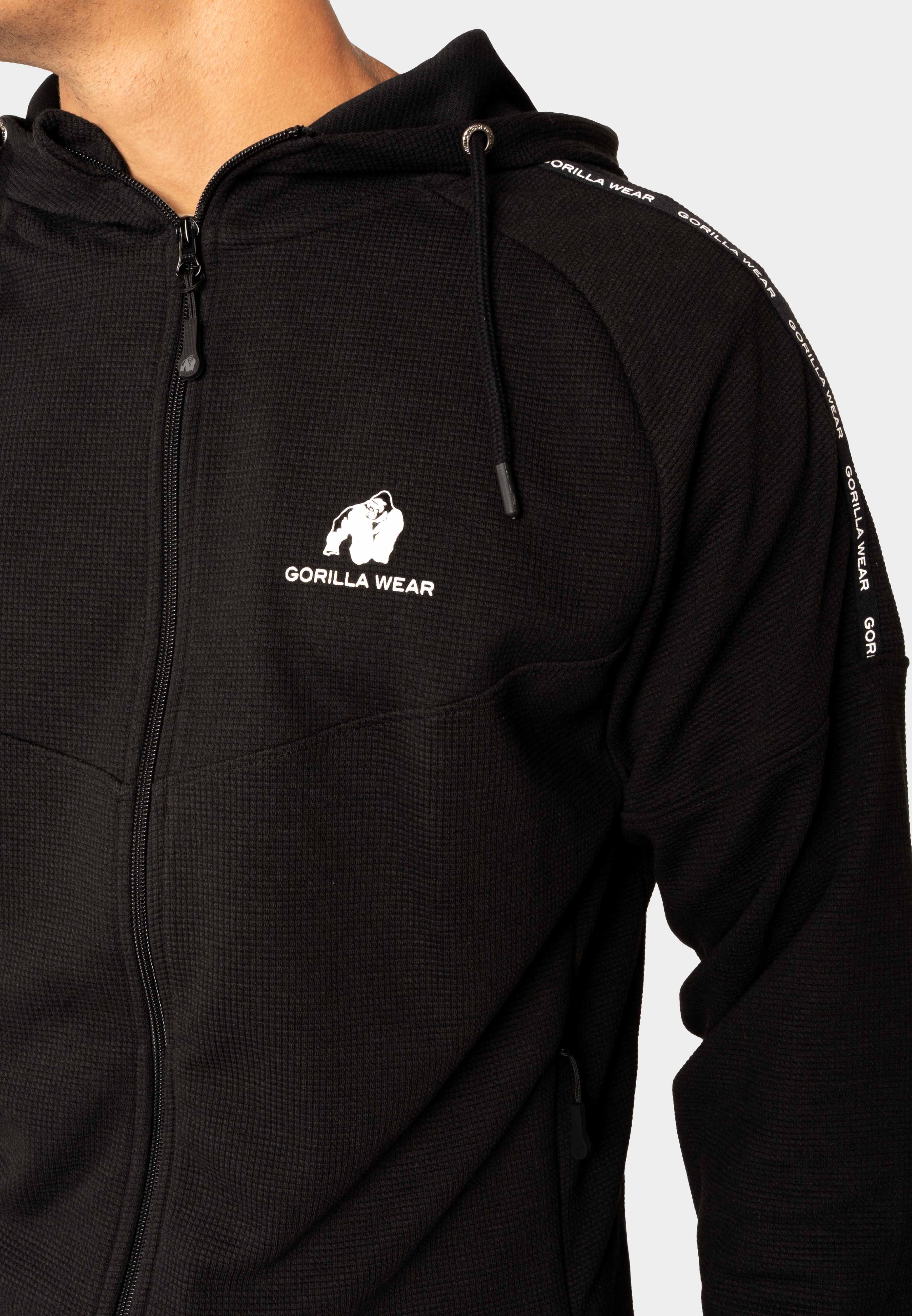 Gorilla Wear Harvey Veste de Training - Noir