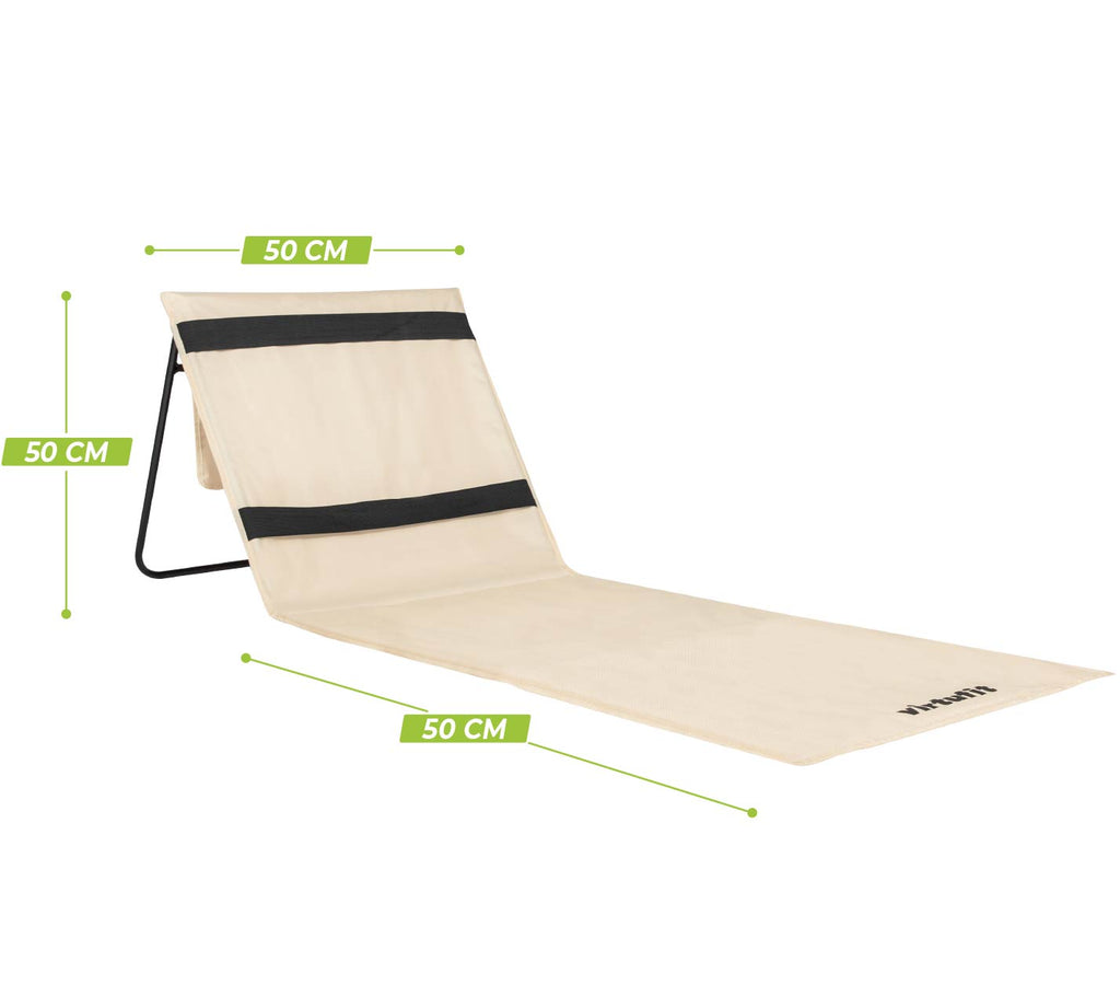 VirtuFit Strandmat - Beige - Set van 2