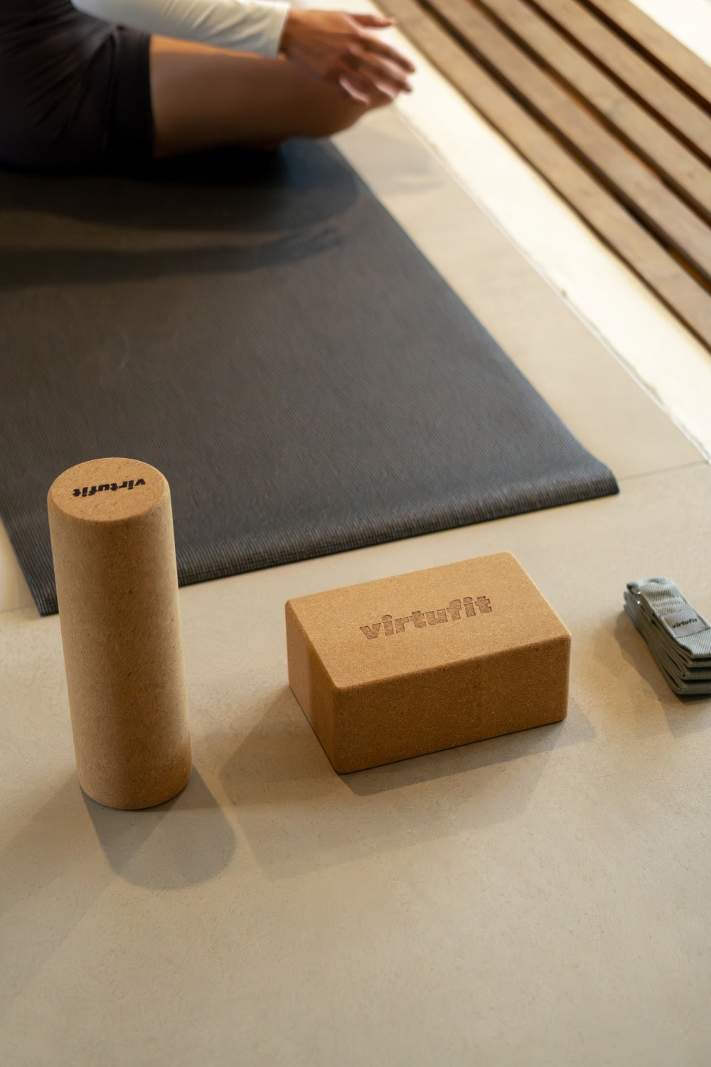 VirtuFit Premium Cork Yoga Block - Écologique