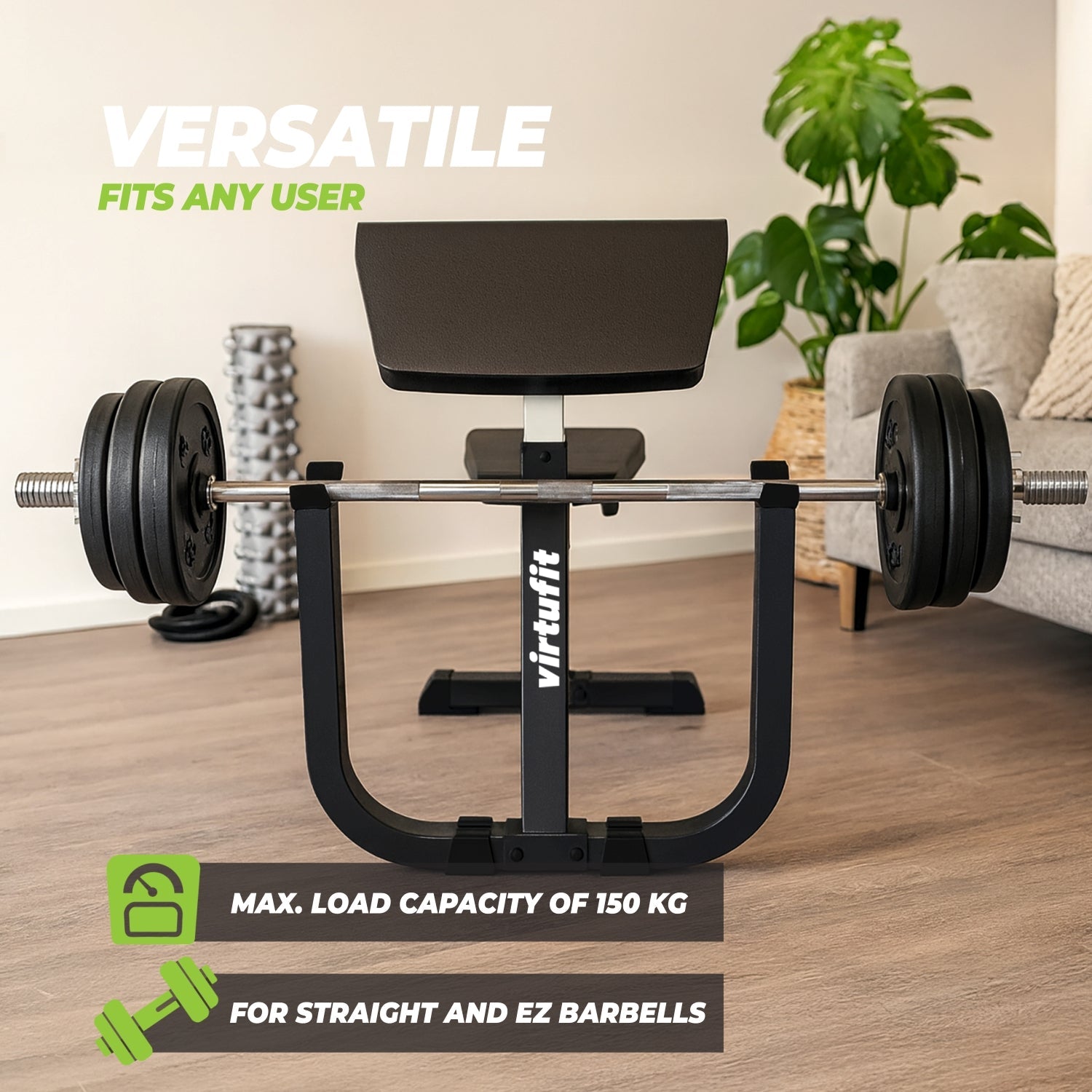 VirtuFit Preacher Curl Station - Halterbank - Tweedekans