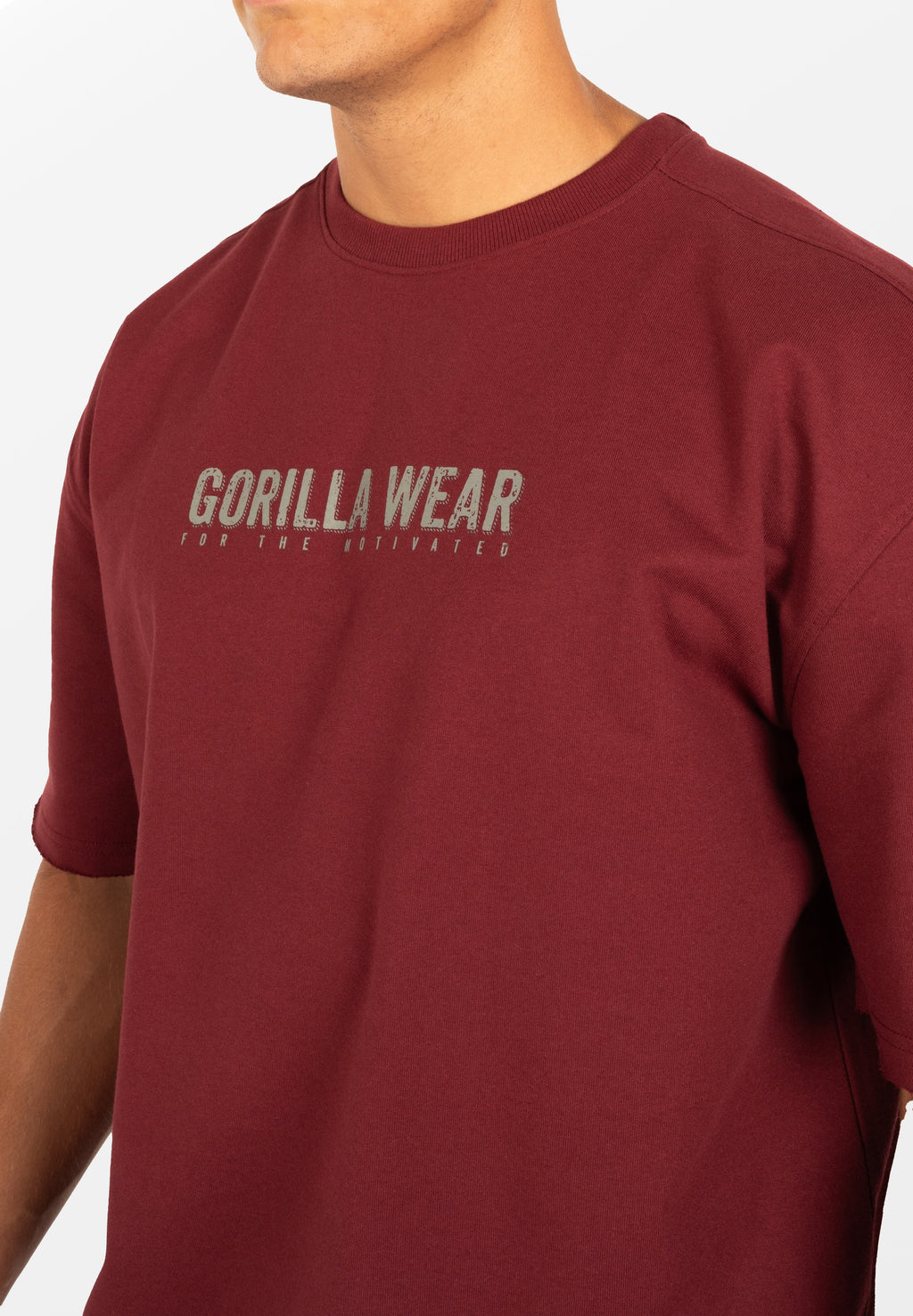 Gorilla Wear Callaway Oversized T-shirt - Bourgogne