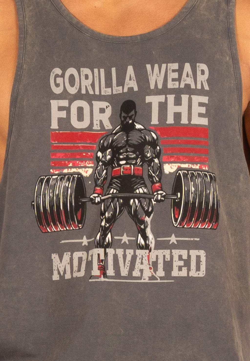 Gorilla Wear Churchill Stringer - Gris Délavé