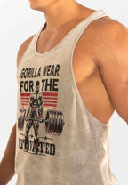 Gorilla Wear Churchill Stringer - Vert Délavé