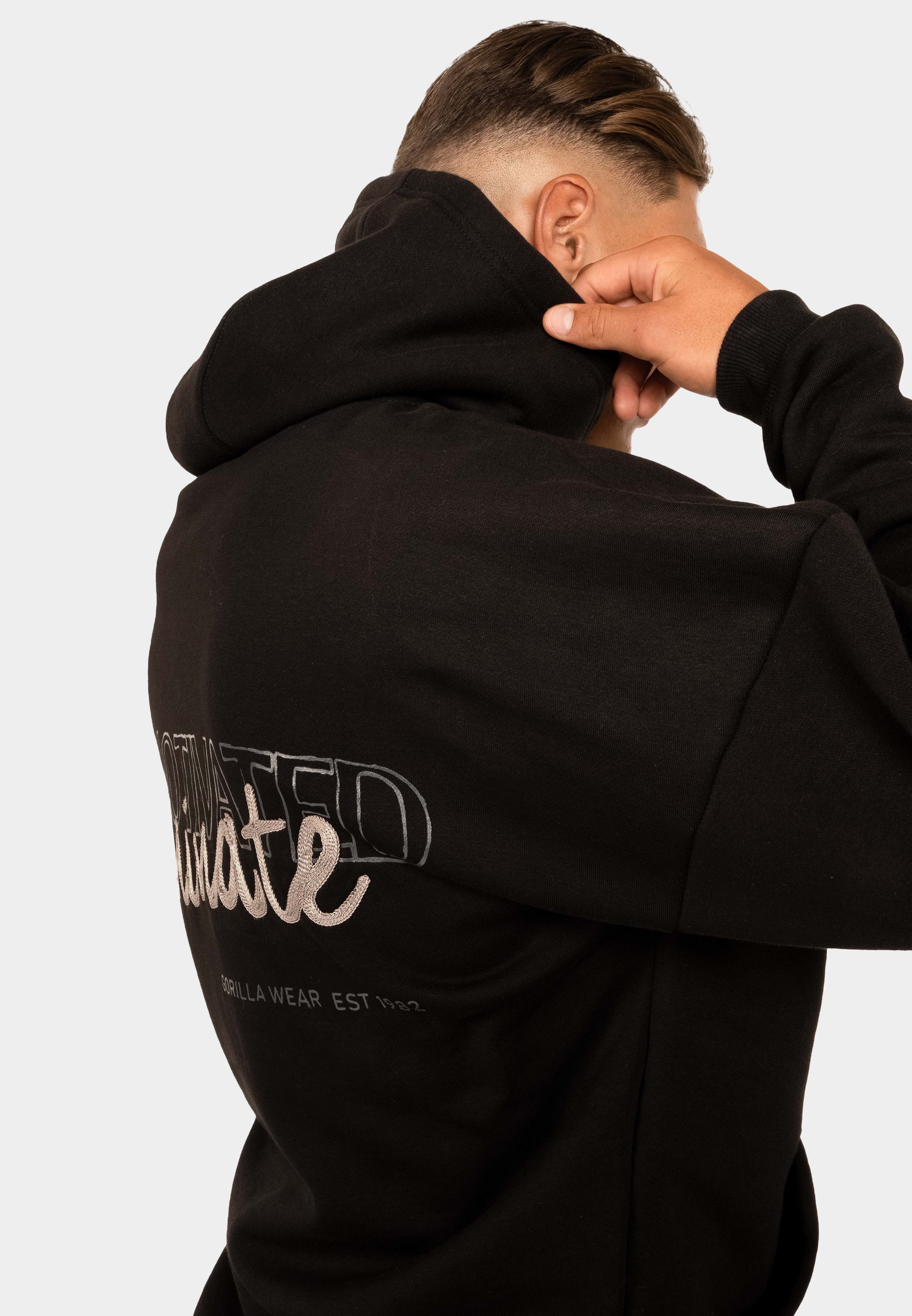 Gorilla Wear Jordan Oversized Hoodie - Noir
