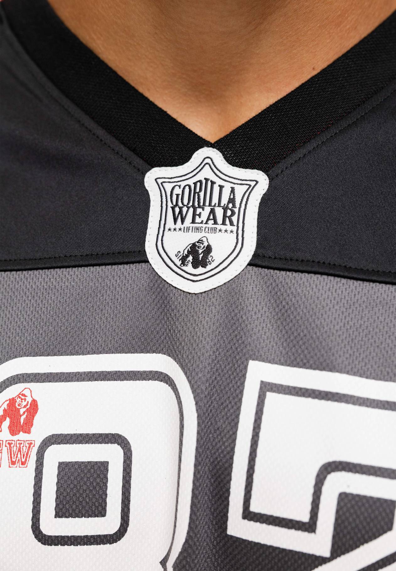 Gorilla Wear Tyler Football Jersey - Noir/Blanc