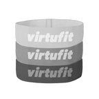 VirtuFit Mini Resistance bands set - Cotton - 3 Pieces - Incl. Storage bag - Tweedekans