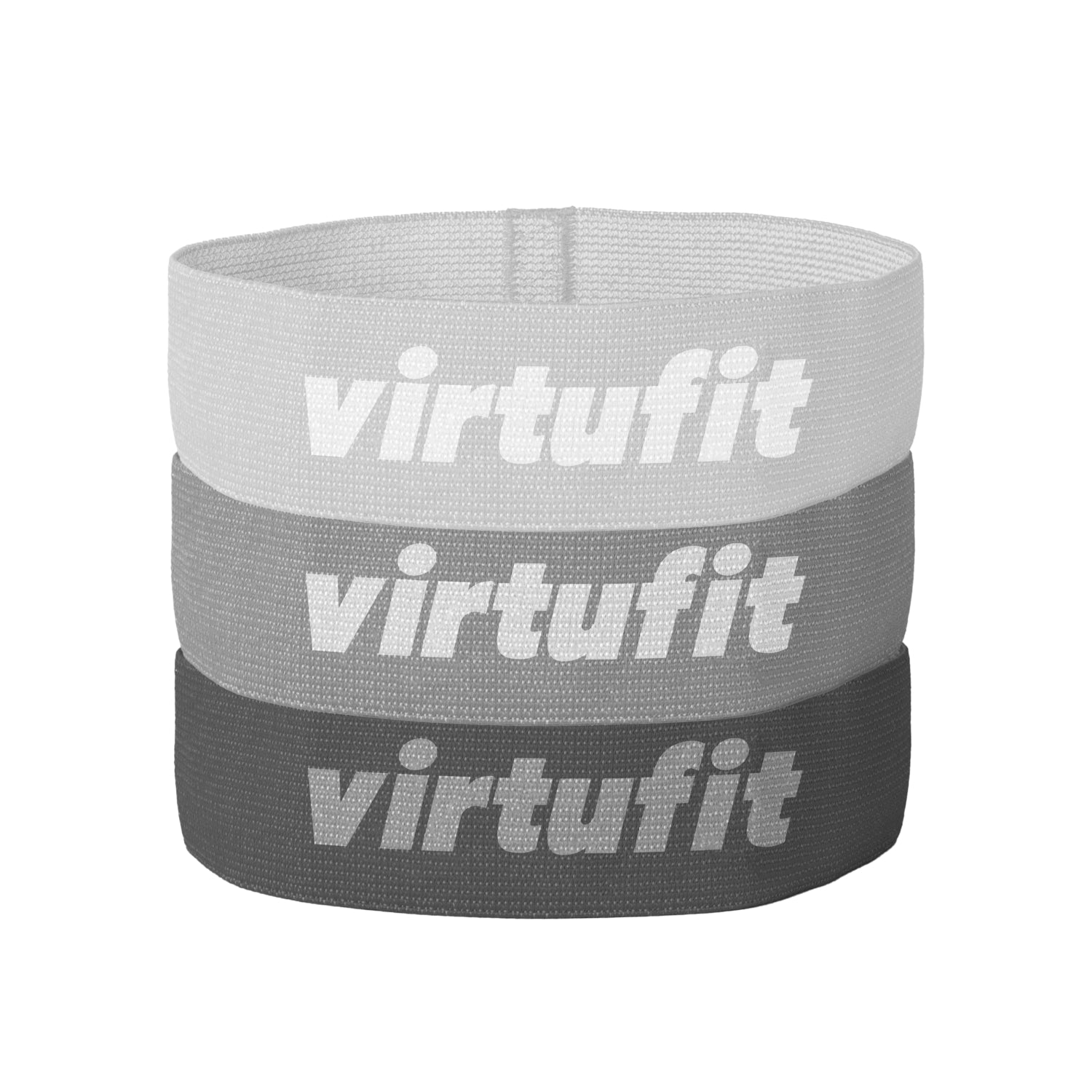 VirtuFit Mini Resistance bands set - Cotton - 3 Pieces - Incl. Storage bag - Tweedekans