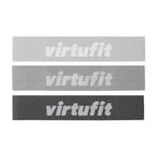 VirtuFit Mini Resistance bands set - Cotton - 3 Pieces - Incl. Storage bag - Tweedekans