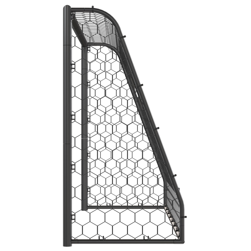 VirtuFit Voetbaldoel Premium - Heavy Duty Voetbal Goal - 240 x 160 x 85 - Tweedekans