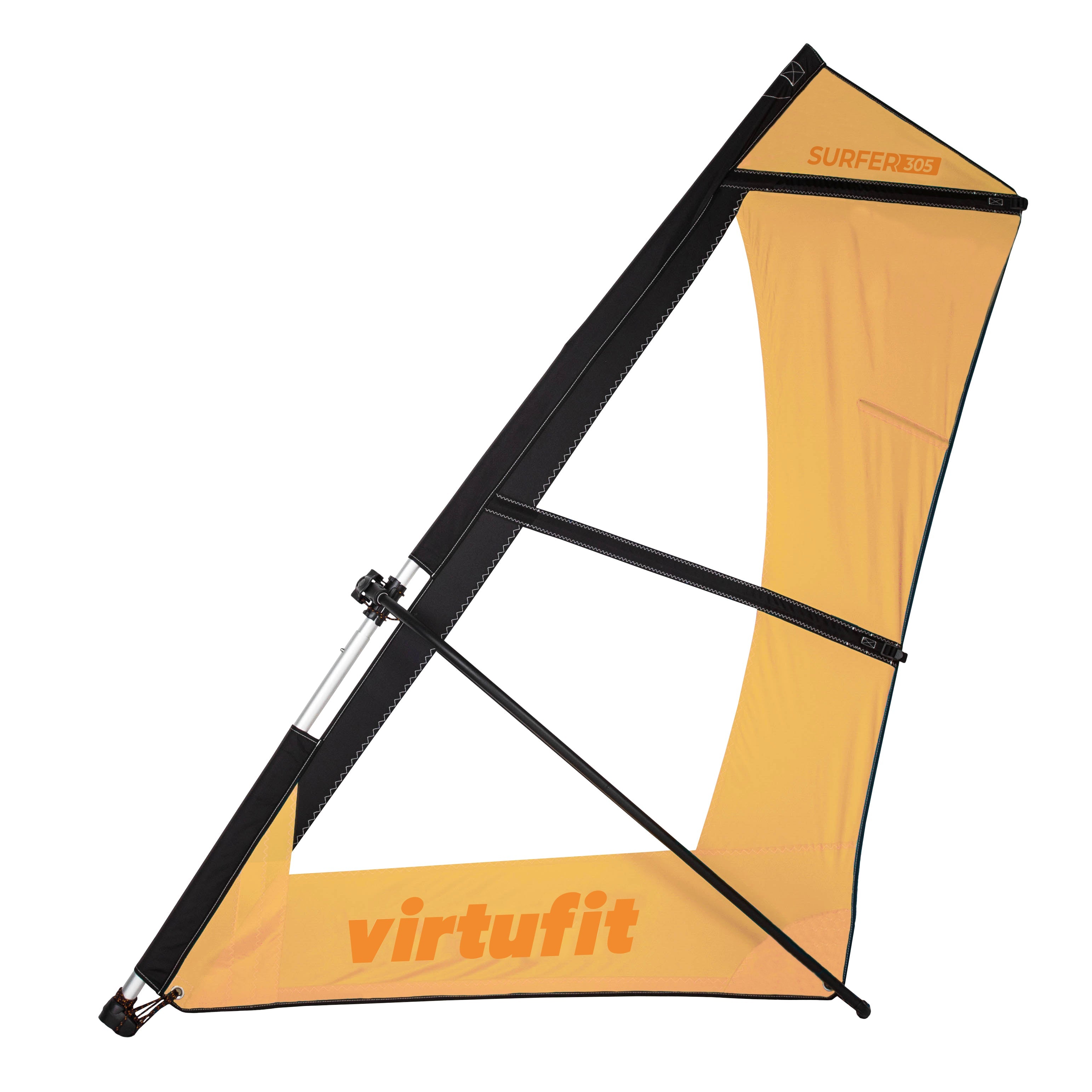 VirtuFit Supboard Surfer 305 - Orange - Inclus avec voile et accessoires - Deuxième chance