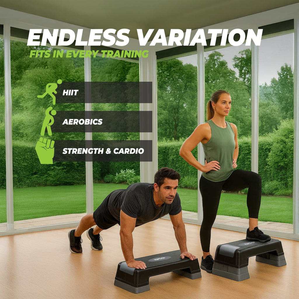 VirtuFit Step/Stepper d'Aérobic Ajustable - Tweedekans
