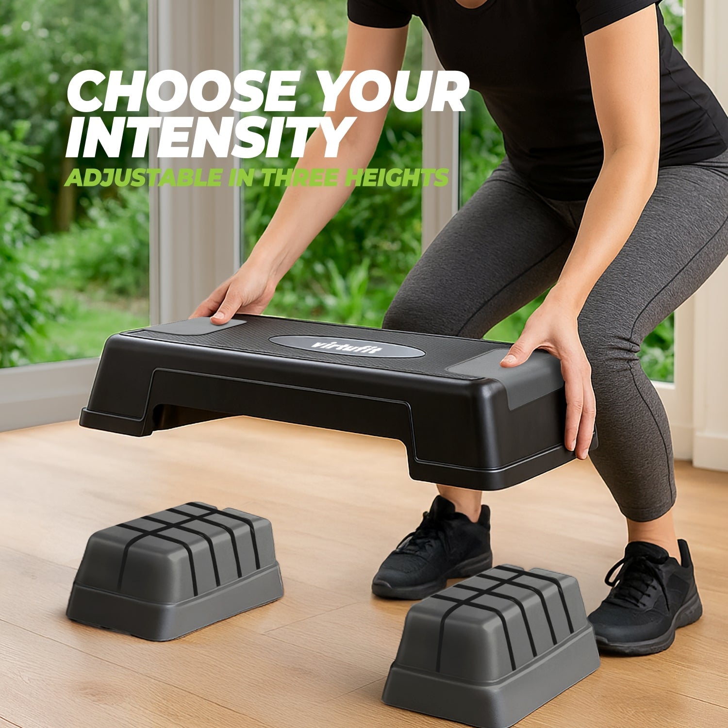 VirtuFit Step/Stepper d'Aérobic Ajustable