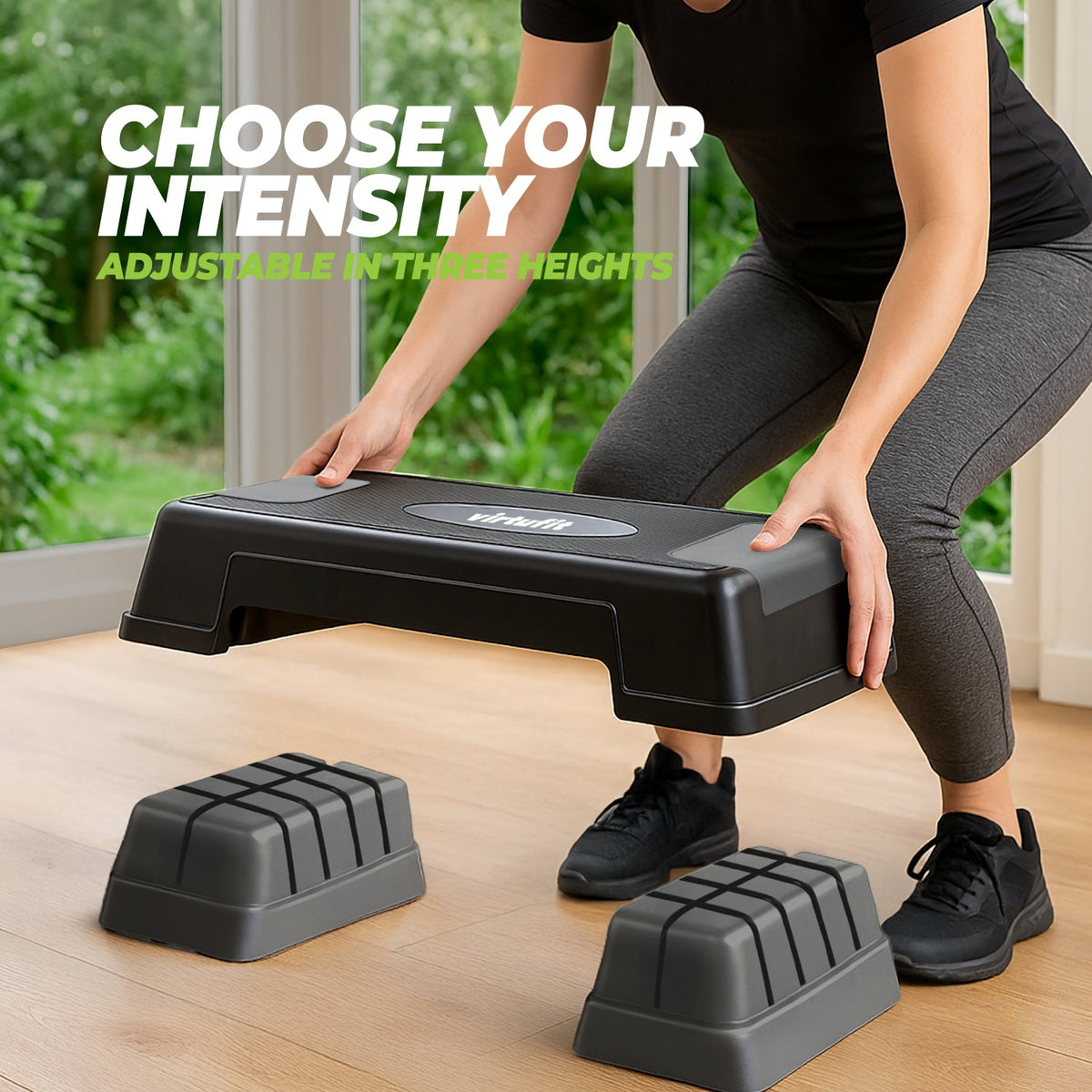 VirtuFit Step/Stepper d'Aérobic Ajustable - Tweedekans
