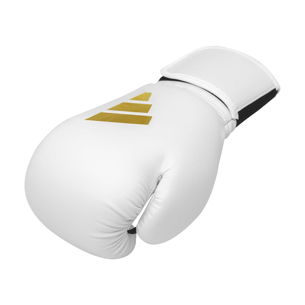 Adidas Gants de Boxe Speed 50 - Blanc/Or