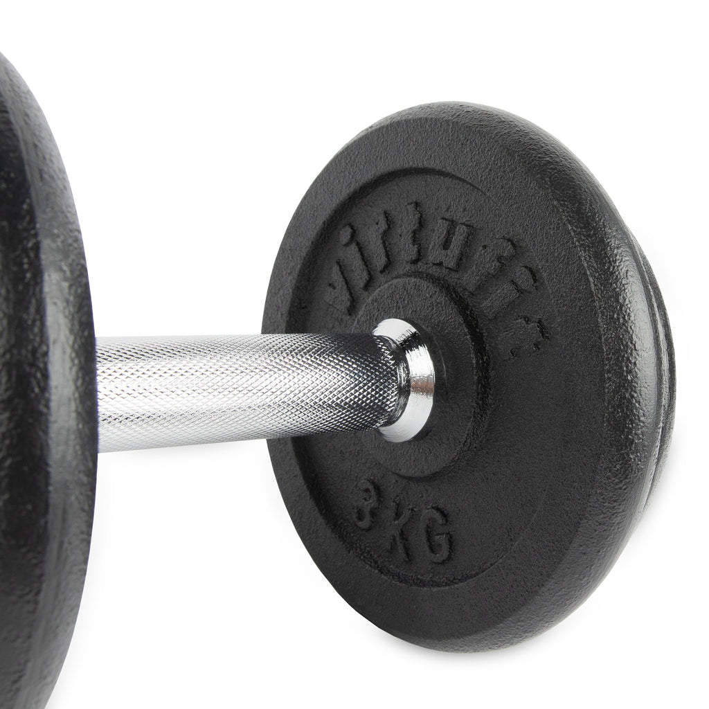 VirtuFit Adjustable Dumbbell Set Pro - Ensemble d'haltères - Fonte - 1 x 15 kg - Tweedekans