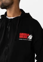Gorilla Wear Classic Oversized Sweat à capuche zippé - Noir