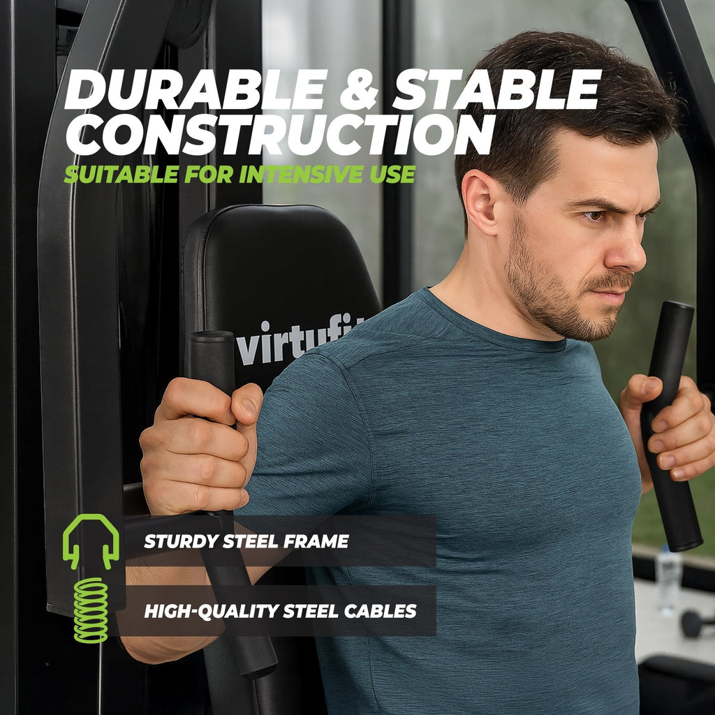 VirtuFit Homegym KH350 - Station de Musculation à Domicile Avec Leg Press