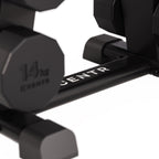 Centr Dumbbell Tower avec set d’haltères 12 pièces - 4 à 14 kg