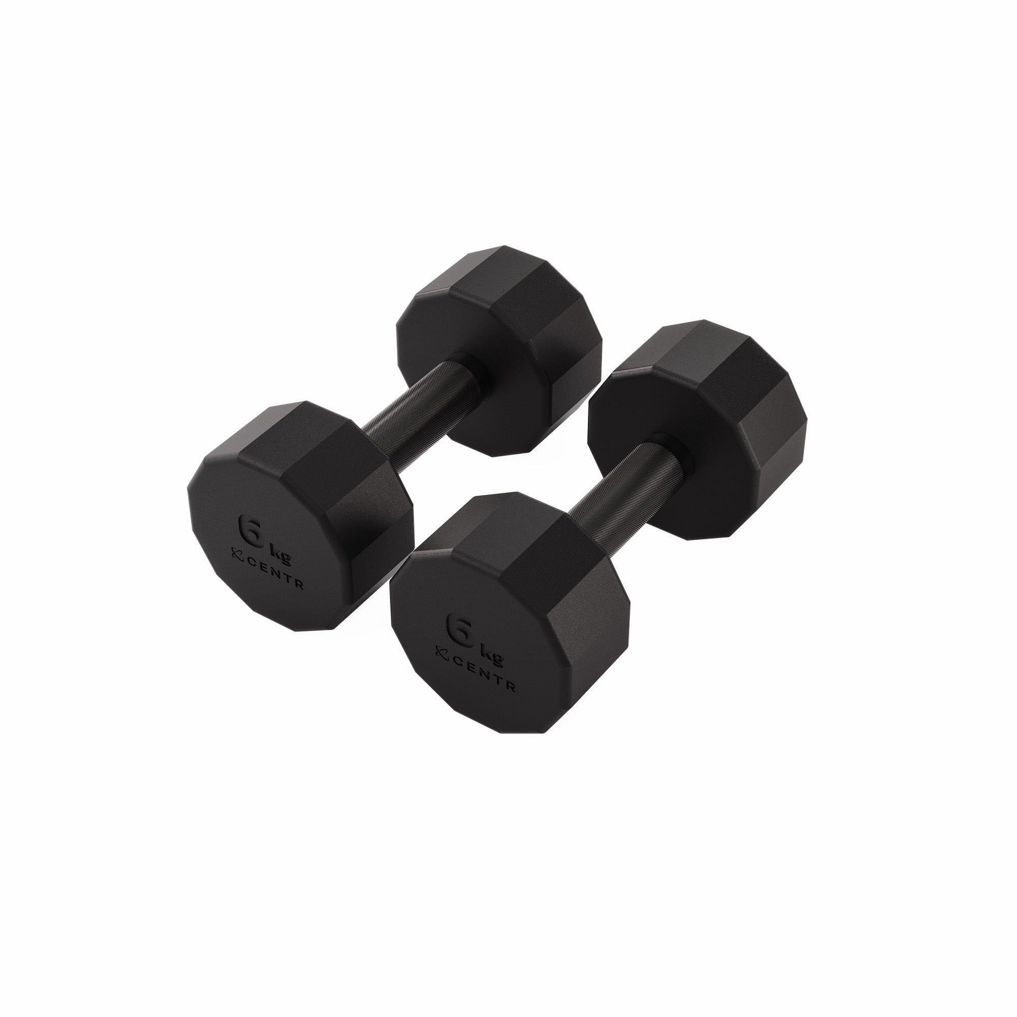 Centr Dumbbell Tower avec set d’haltères 12 pièces - 4 à 14 kg