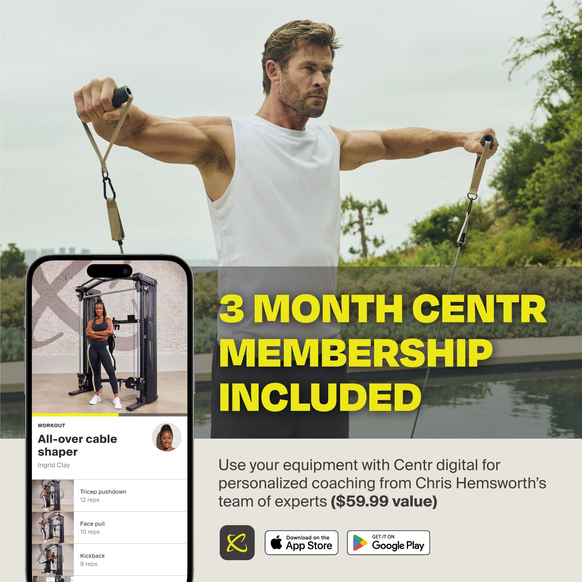 Centr 3 Home Gym - Functional Trainer met Smith Machine
