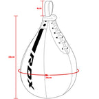 RDX Sports F6 Kara Speedball - Boksbal - Rood