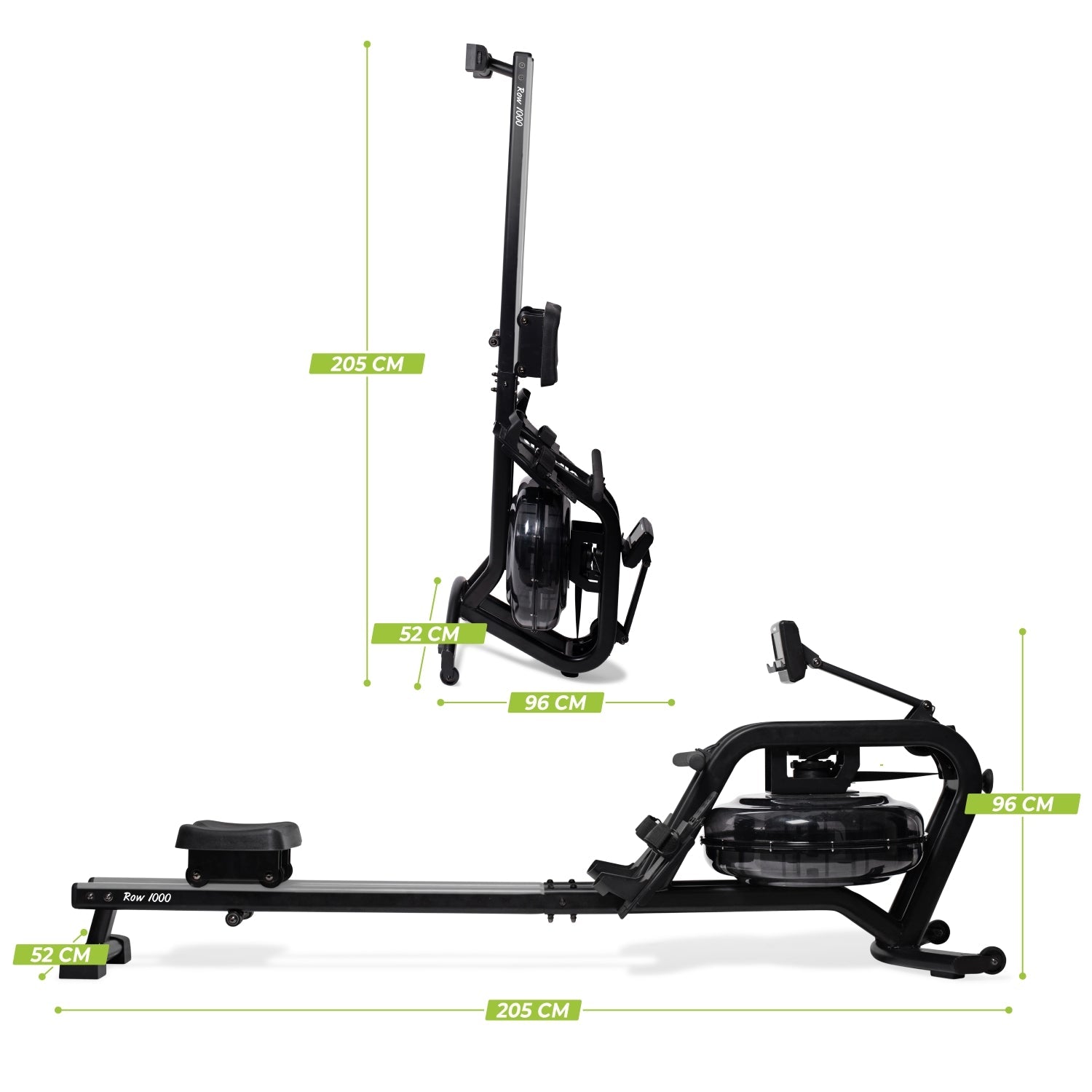 VirtuFit Pro Water Resistance Row 1000 Rameur - Seconde chance