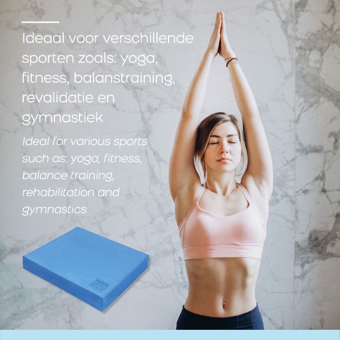 Orange Gym Balance Pad - Rose Quartz/Roze