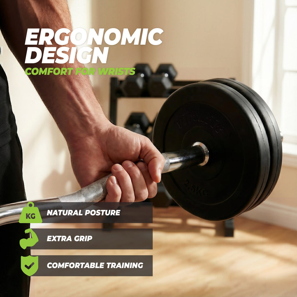 VirtuFit Vinyl EZ-Curl Set - Kit de support - 20 kg