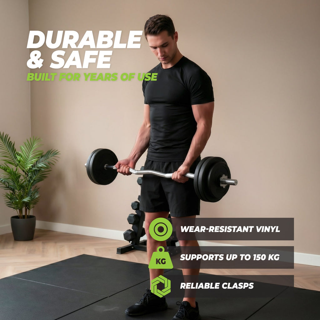 VirtuFit Vinyl EZ-Curl Set - Kit de support - 20 kg