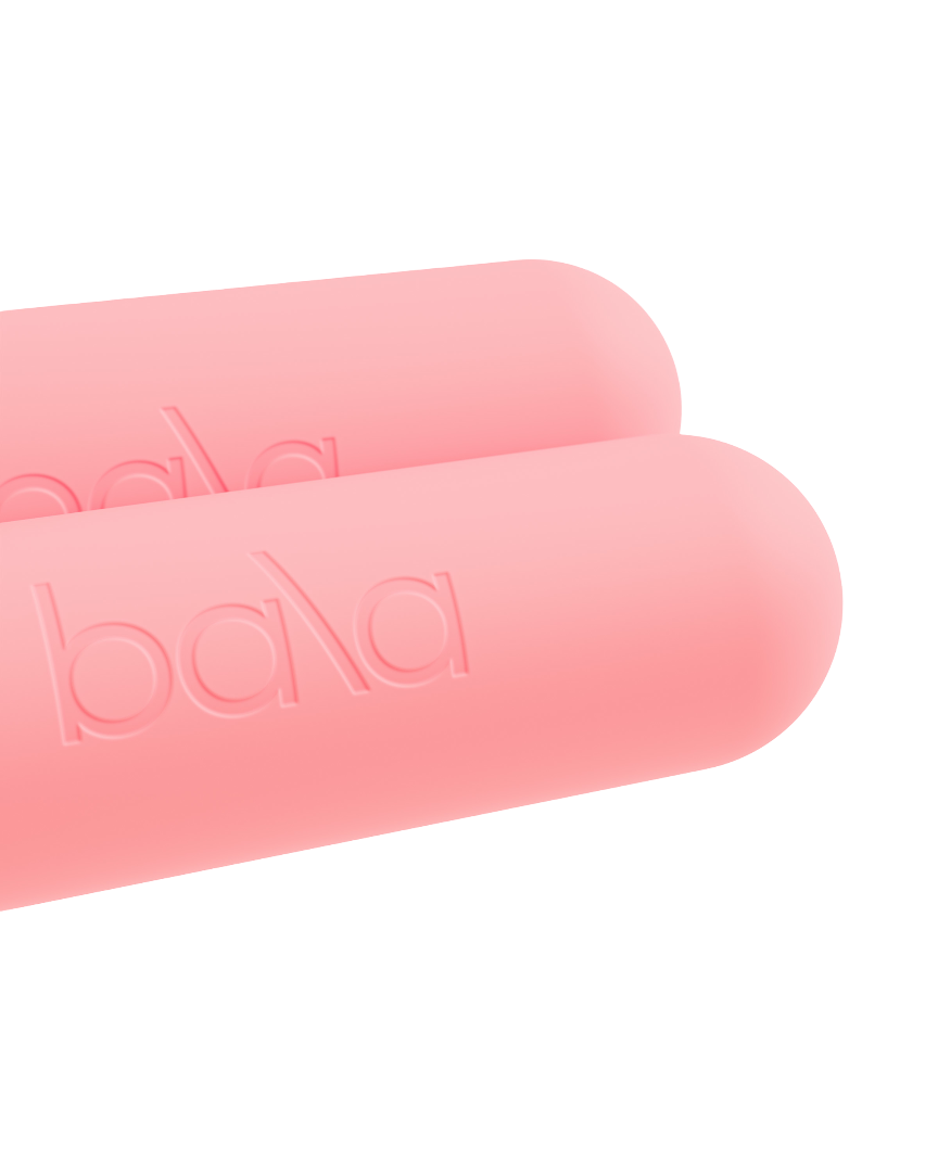 Bala Bars Dumbbells - 2 x 1 kg - Blush/Roze