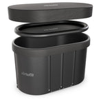 VirtuFit Bain de glace - Ovale - 500 litres - Anthracite - Accessoires inclus - Tweedekans