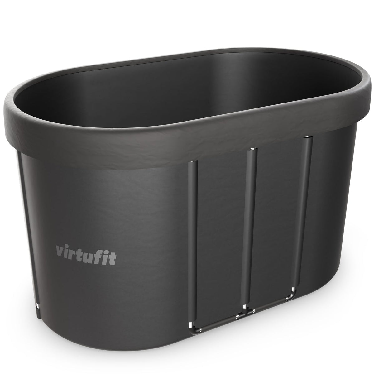VirtuFit Bain de glace - Ovale - 500 litres - Anthracite - Accessoires inclus - Tweedekans