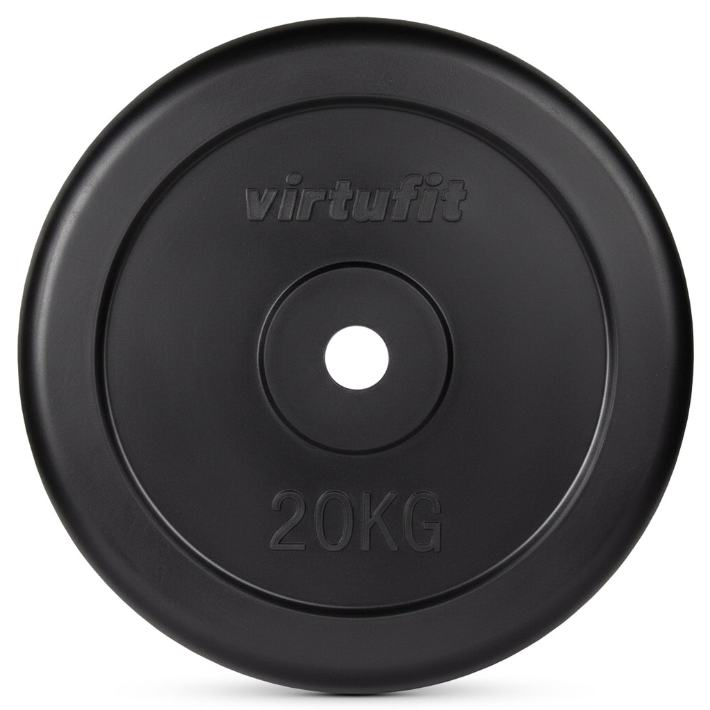 VirtuFit Kit d'Haltères en Caoutchouc - 90 kg