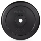 VirtuFit Kit d'Haltères en Caoutchouc - 120 kg