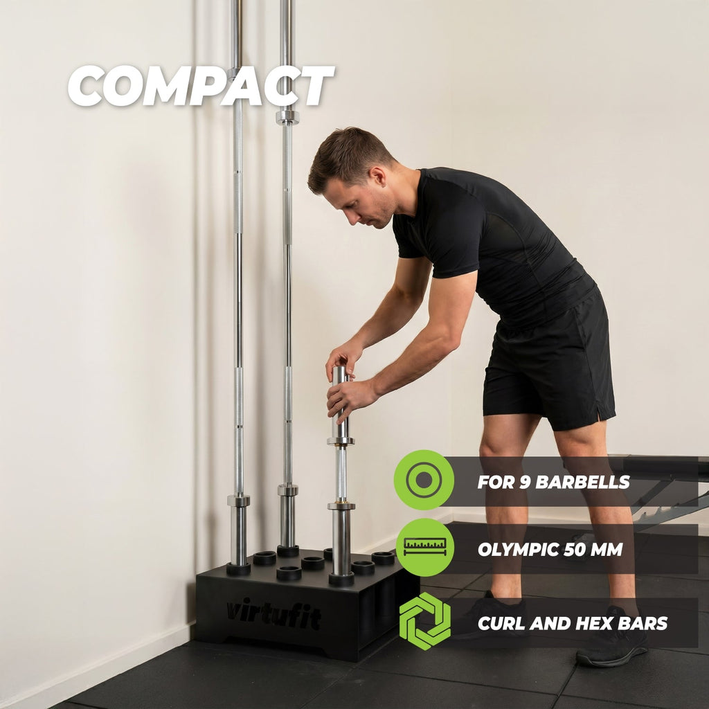 VirtuFit Olympic Halter Bar Holder - Support pour haltères - Tweedekans