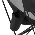 VirtuFit Camping Stoel Compact - Opvouwbaar - Zwart - Set van 2 - Afbeelding 5